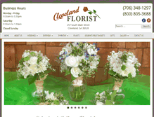 Tablet Screenshot of clevelandflorist.net
